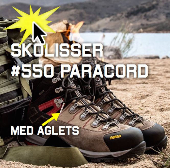 Bilde av Skolisser 550 Paracord med aglets