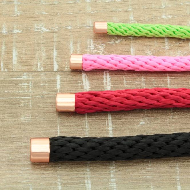 Hovedbilde Endehette messing - 6mm Rose Gold