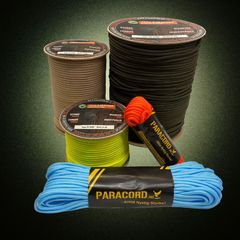 Et utvalg av fargerike paracord, kjent for sin styrke og allsidighet. Perfekt til friluftsliv, DIY-prosjekter, eller som praktisk verktøy i hverdagen. Høy kvalitet og slitestyrke, ideelt for kreative og funksjonelle formål